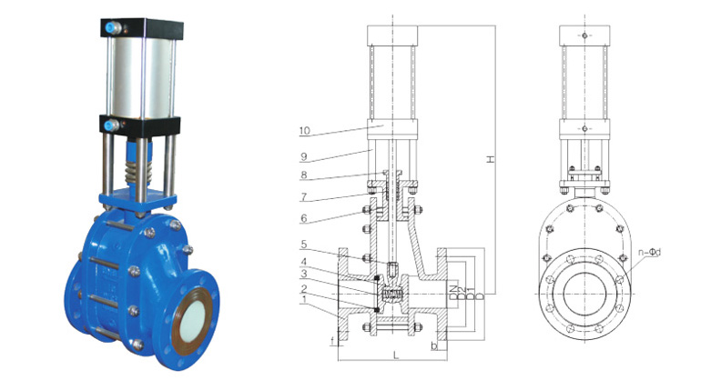 SZ644TC氣動陶瓷進料閥 SZ644TC氣動陶瓷進料閥